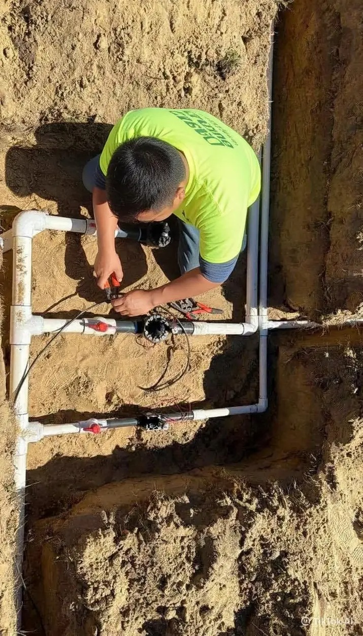 Irrigation valve wiring